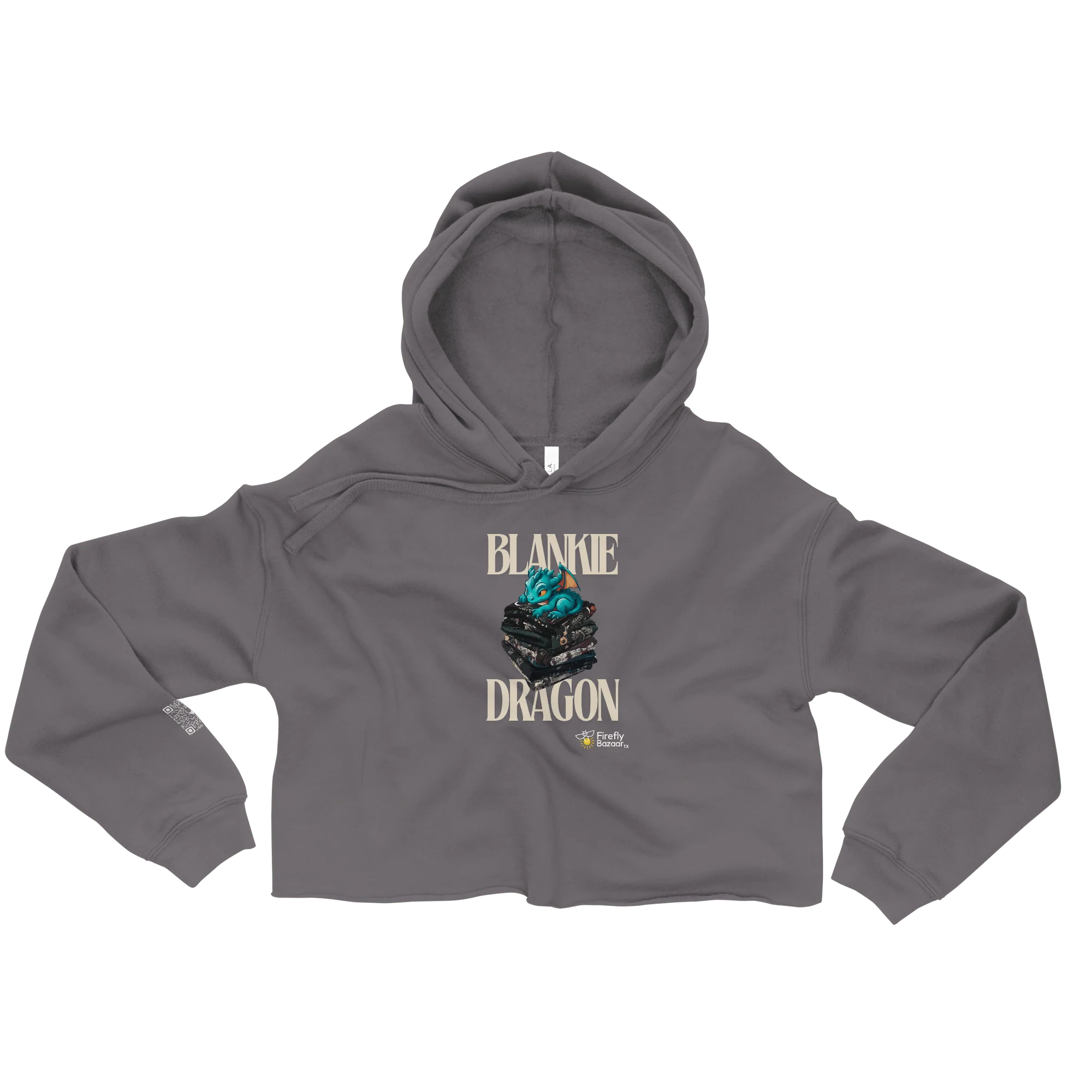 Blankie Dragon Crop Hoodie - Image 10