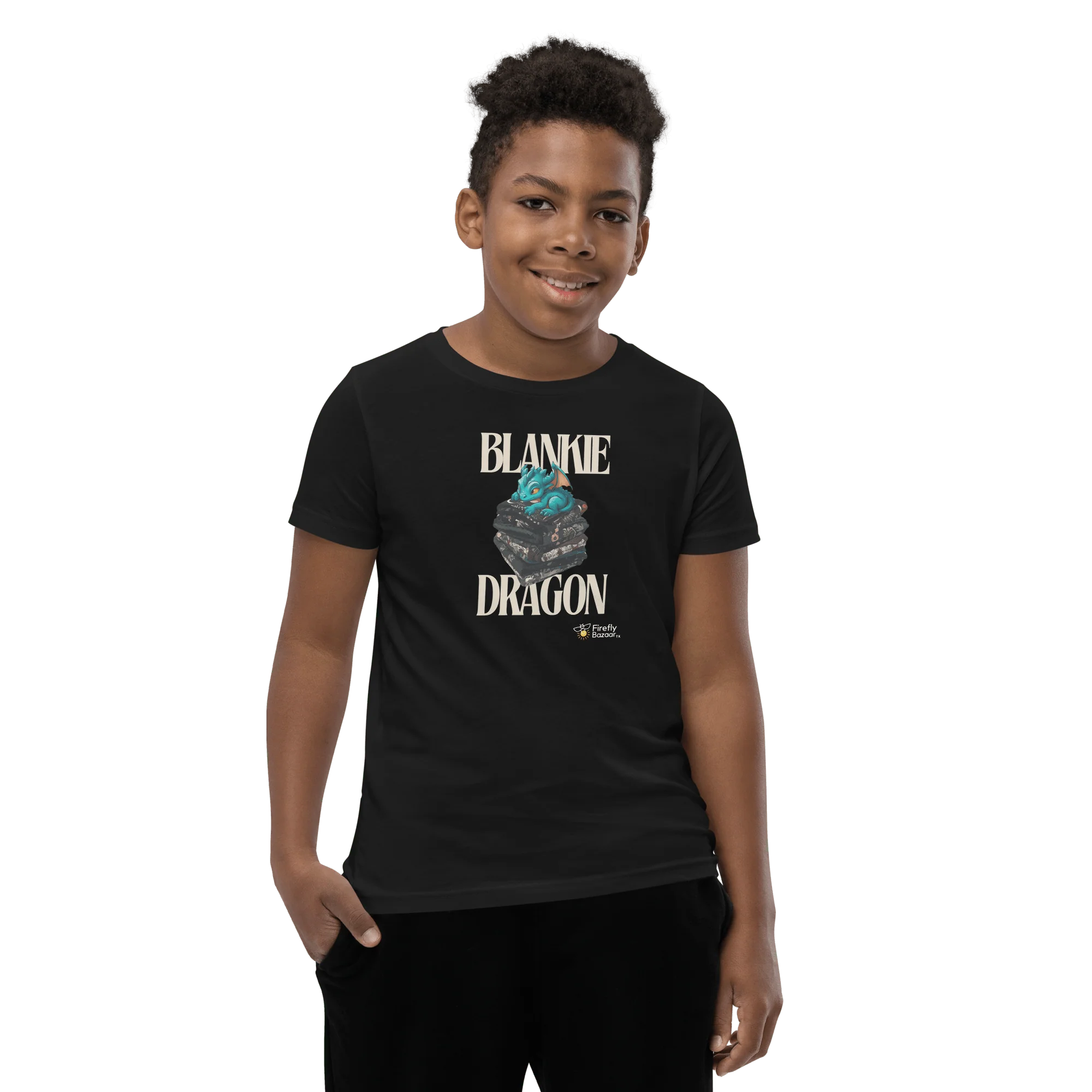 Blankie Dragon Youth T-Shirt - Image 3