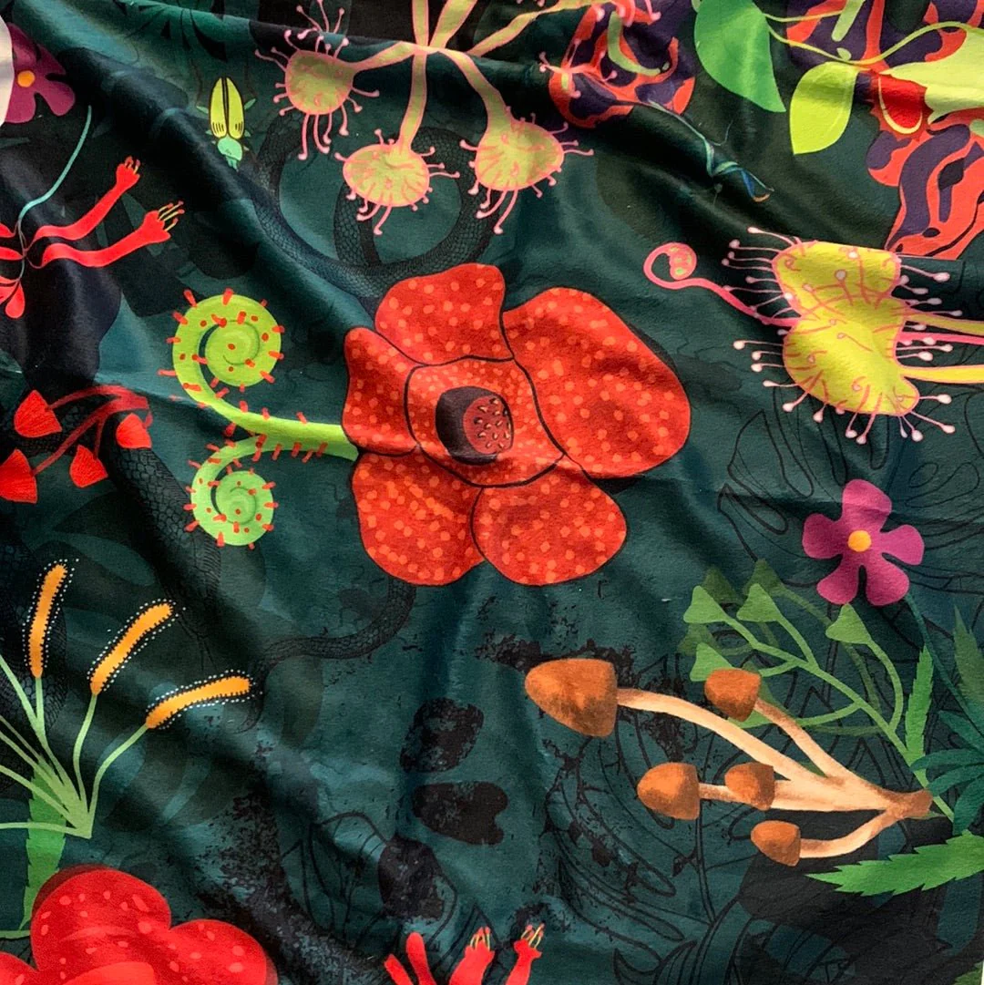 Custom Grownup Blankies - Eclectic, Minky Blanket - Image 49