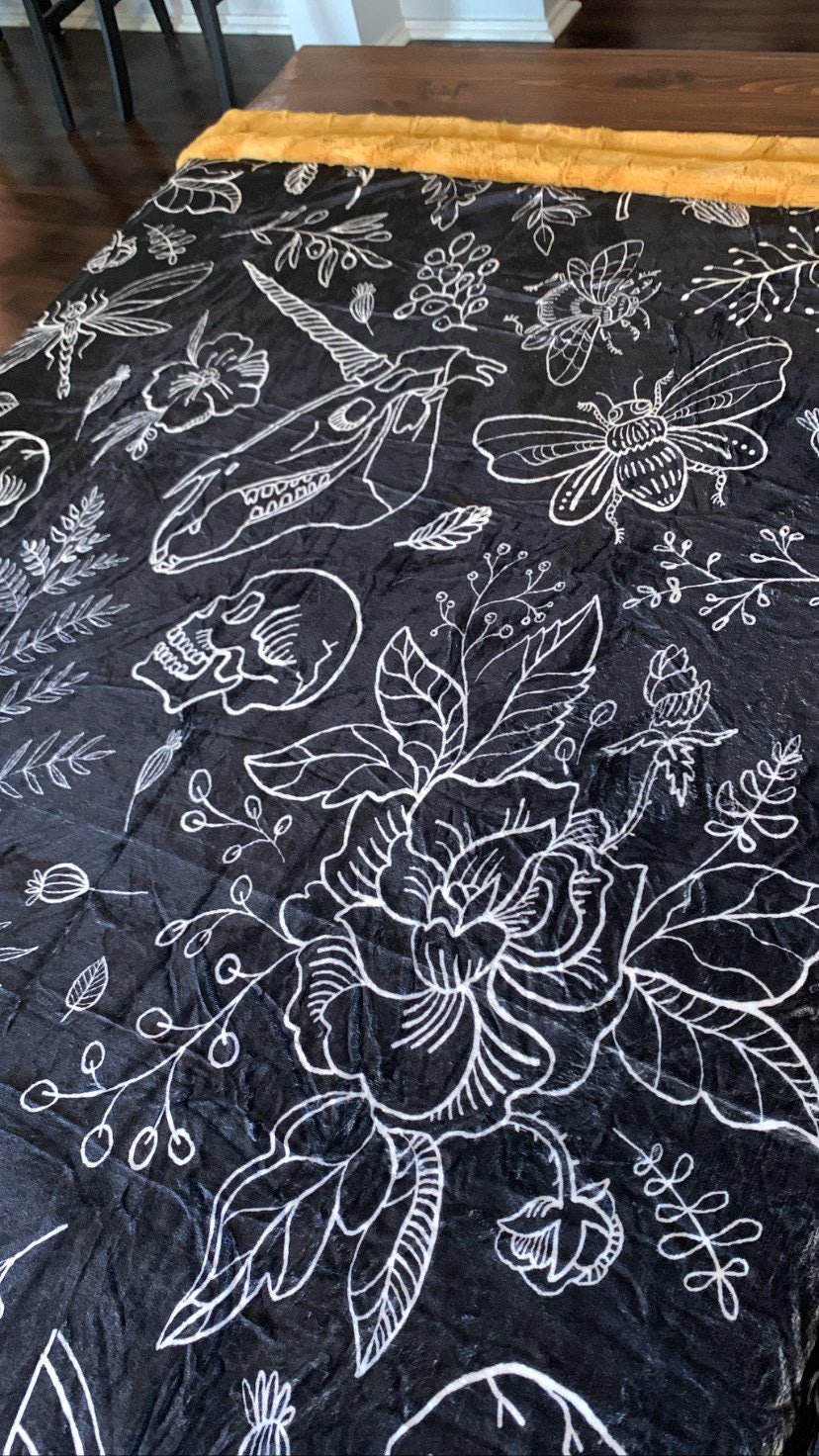 Custom Grownup Blankies - You Choose the Print, Minky Blanket - Image 4