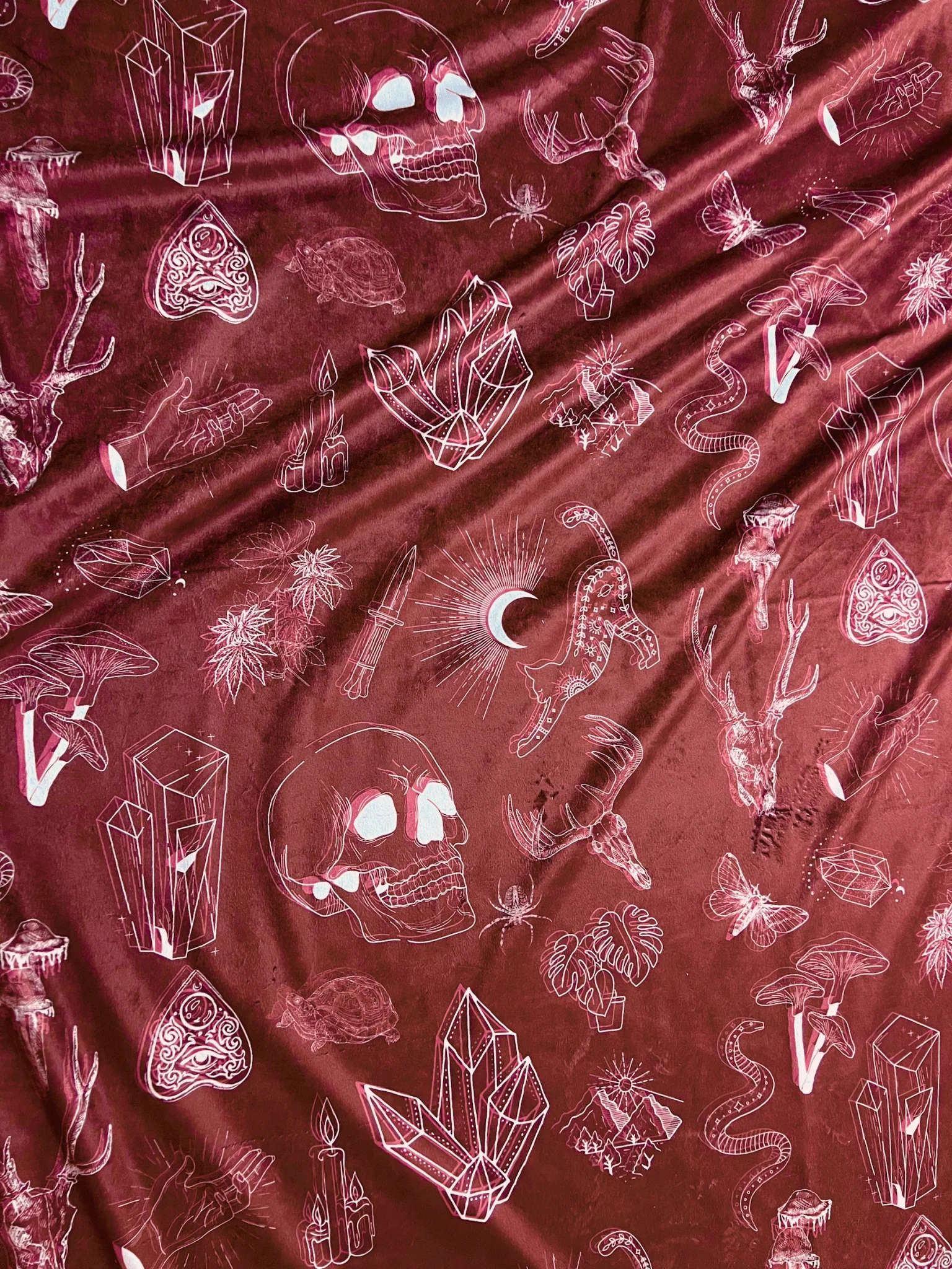 Custom Grownup Blankies - Dark Collection, Minky Blanket - Image 103