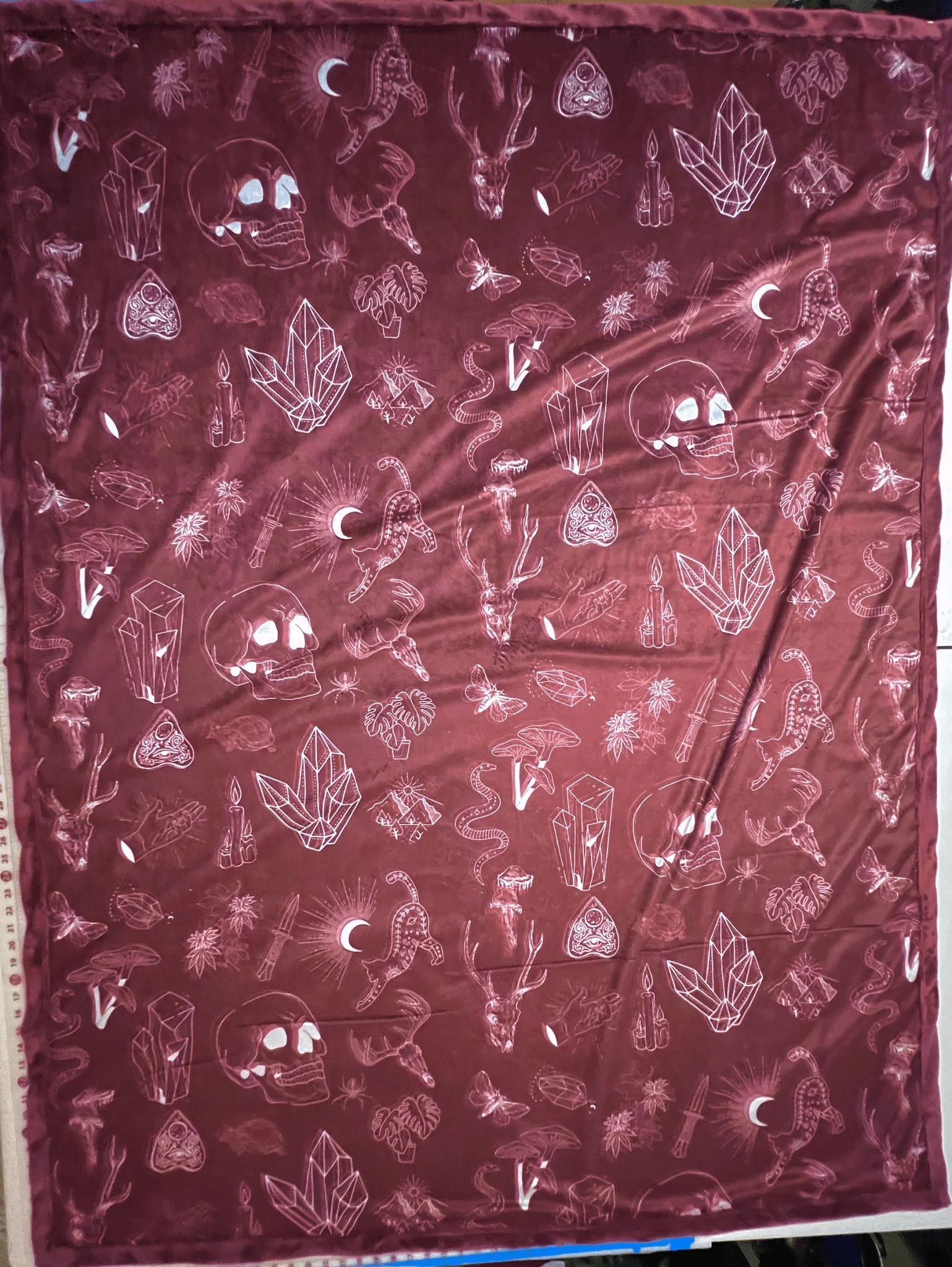 Custom Grownup Blankies - Dark Collection, Minky Blanket - Image 106