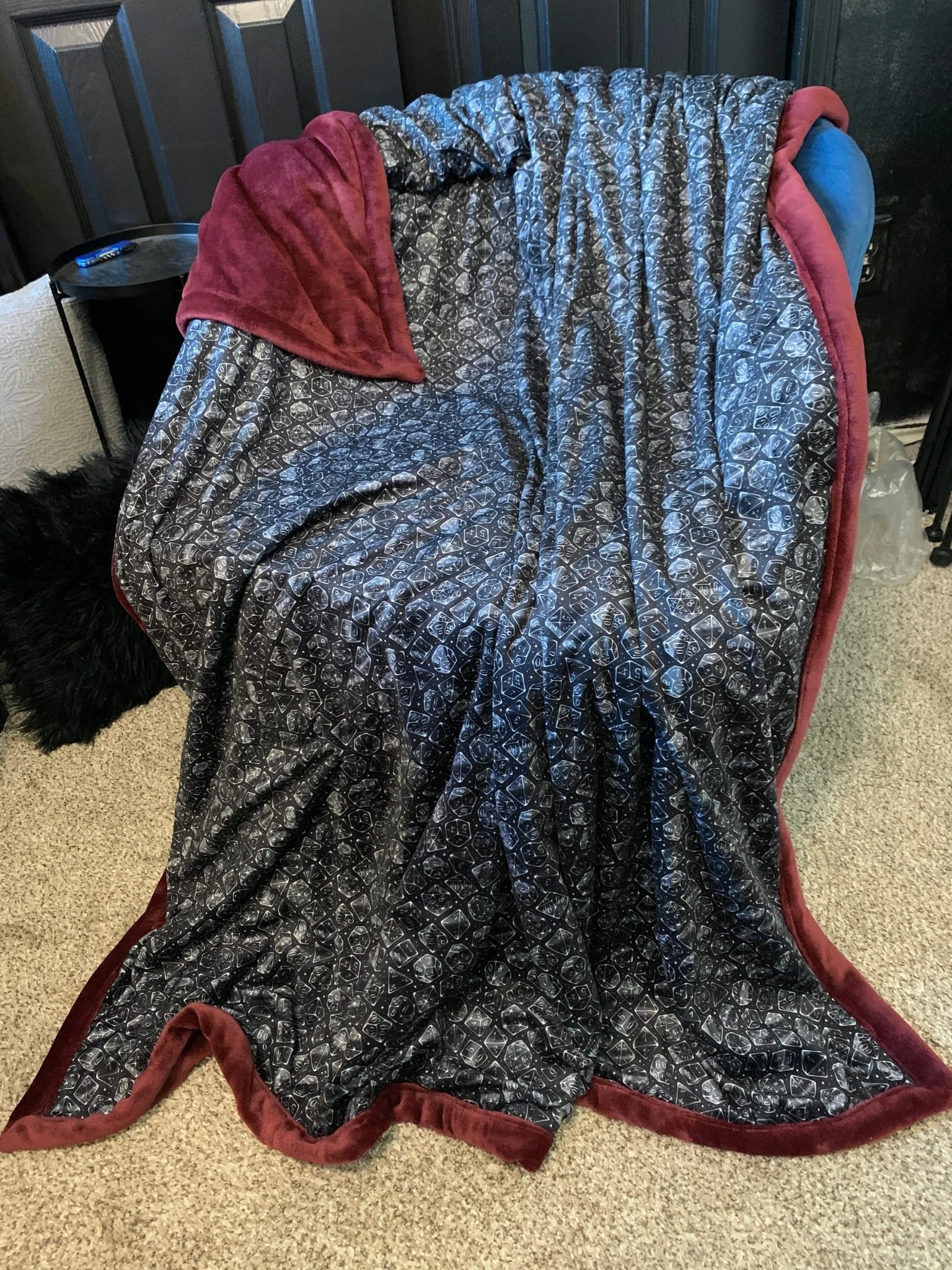 Custom Grownup Blankies - Dark Collection, Minky Blanket - Image 47