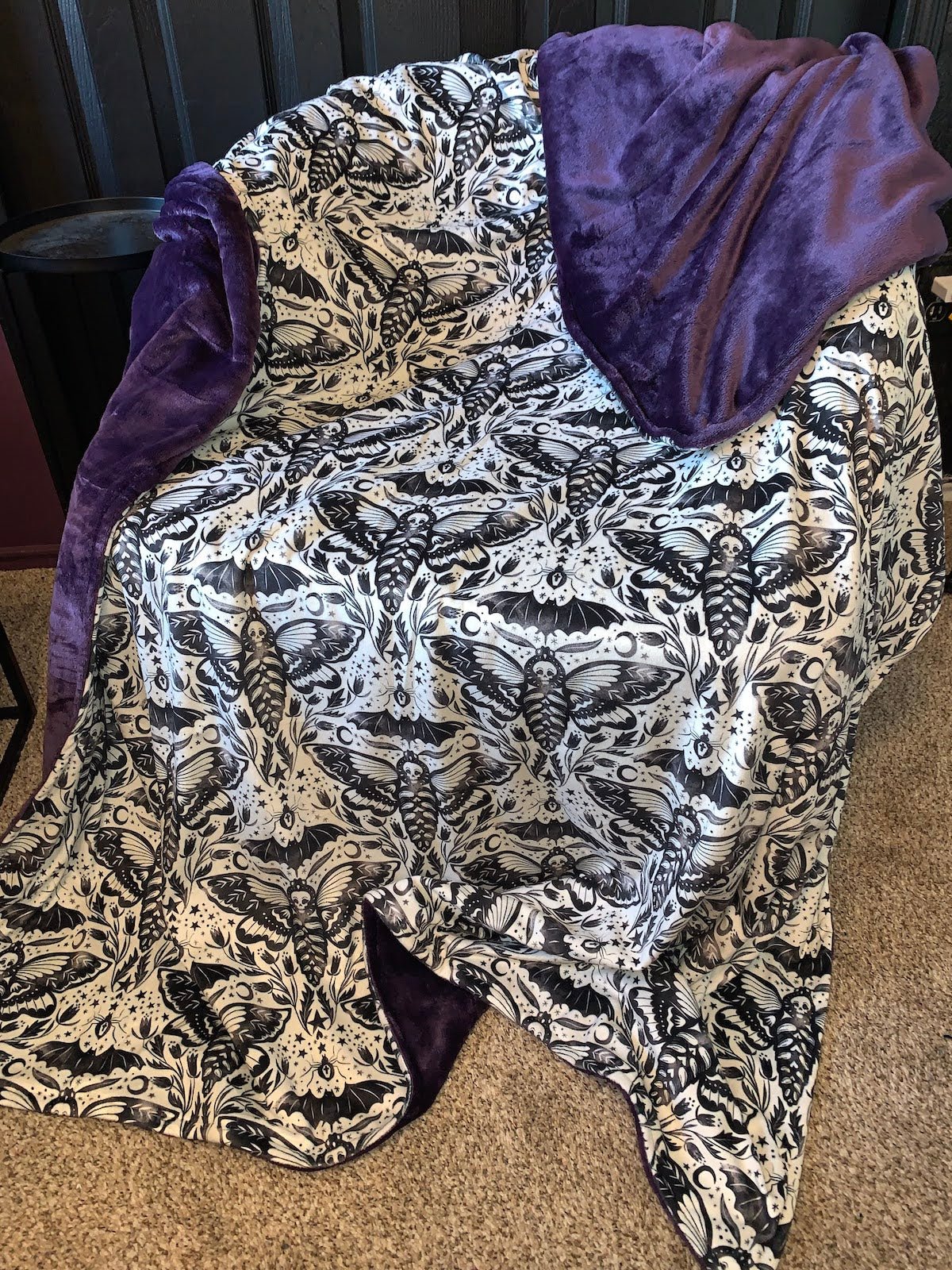 Custom Grownup Blankies - Dark Collection, Minky Blanket - Image 61