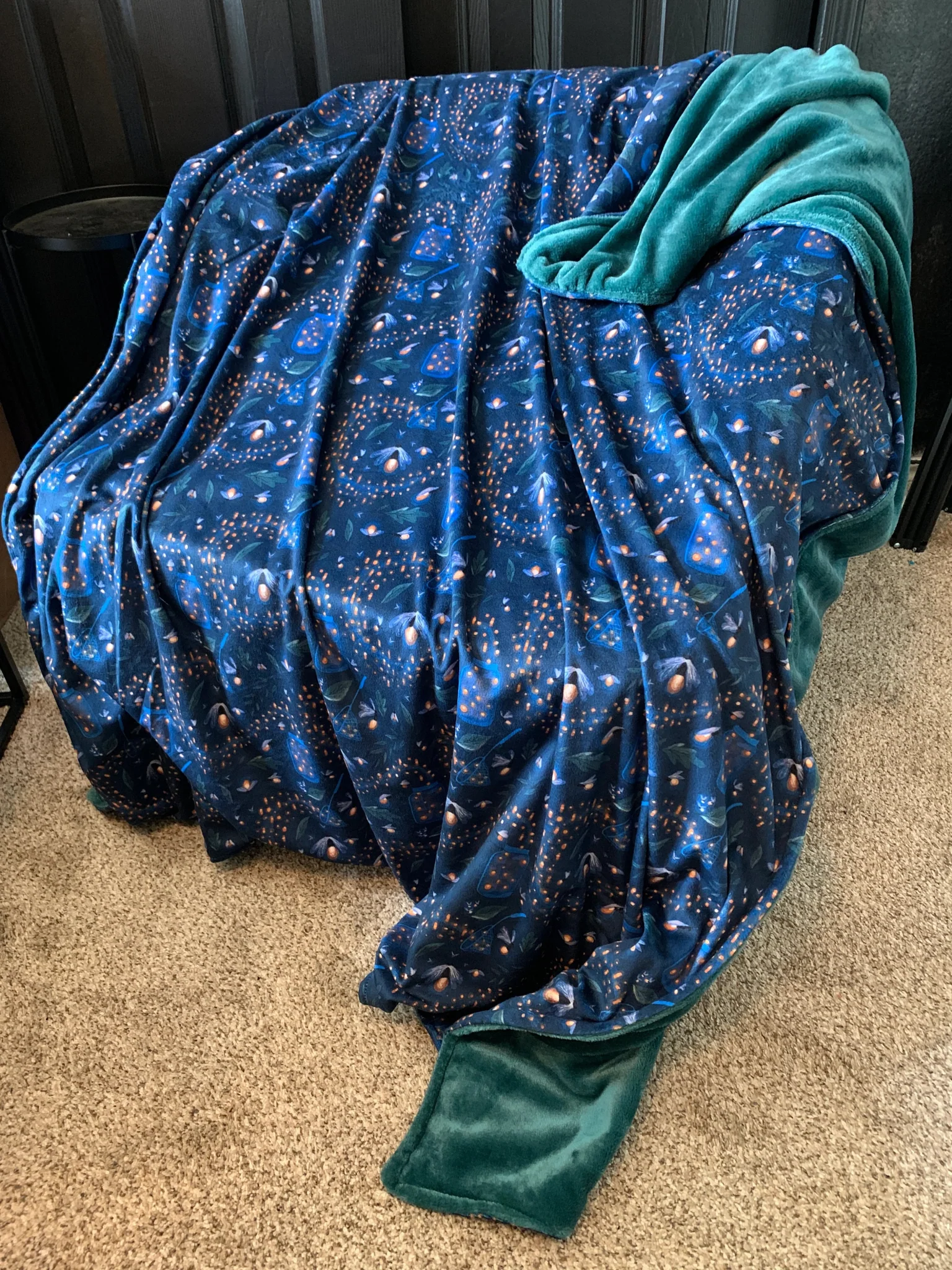 Custom Grownup Blankies - Dark Collection, Minky Blanket - Image 7