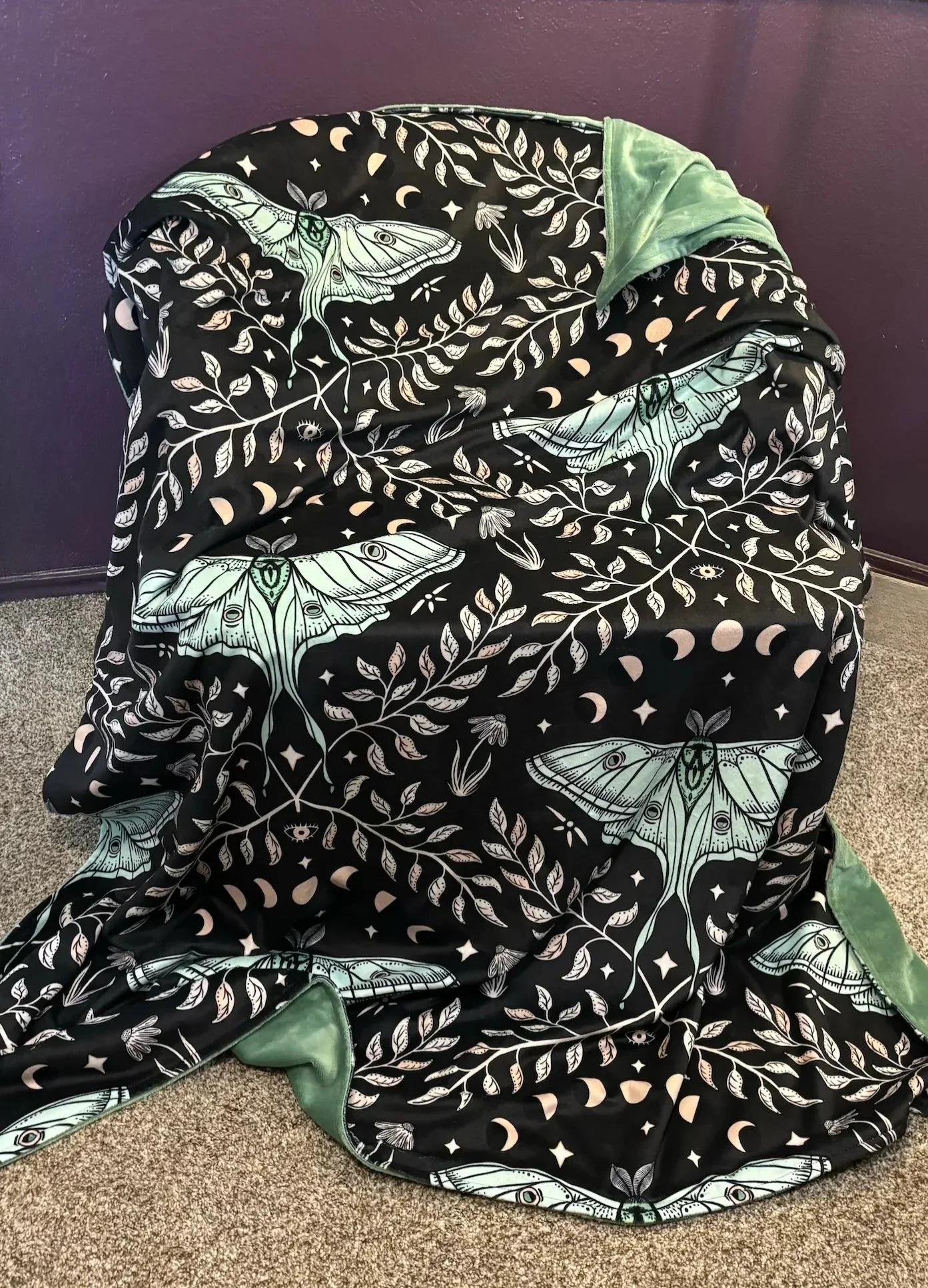 Custom Grownup Blankies - Dark Collection, Minky Blanket - Image 74