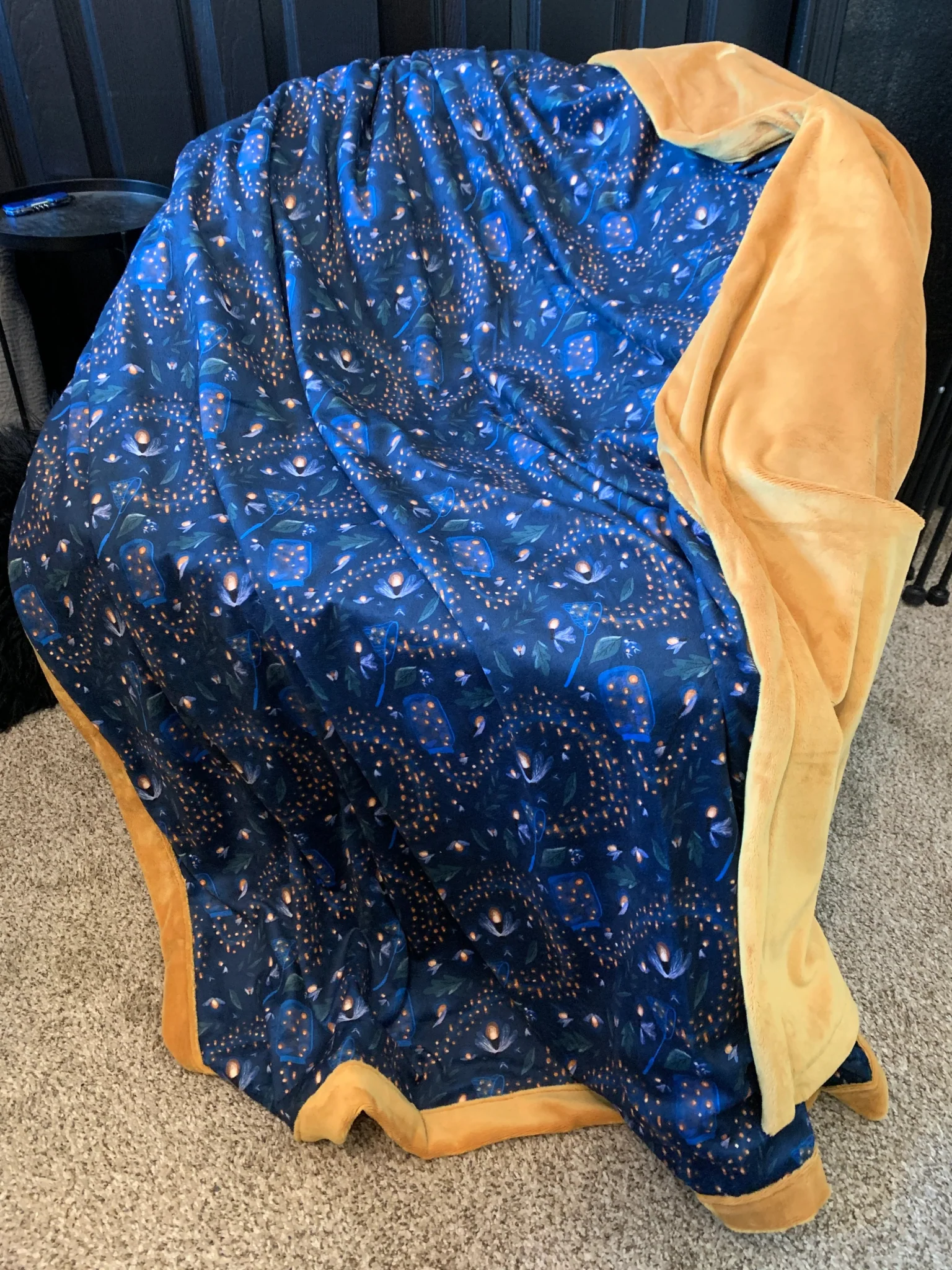 Custom Grownup Blankies - Dark Collection, Minky Blanket - Image 9