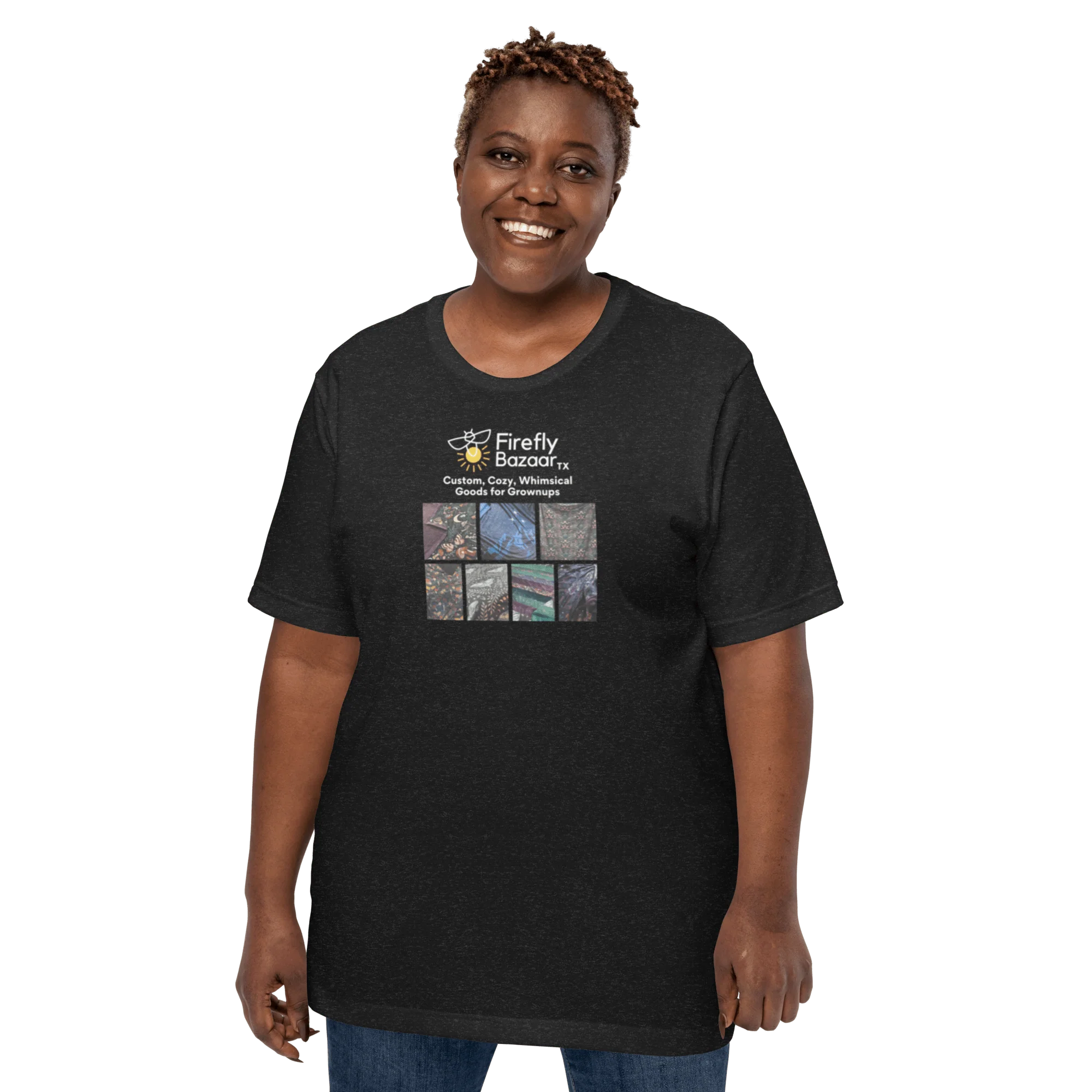 Firefly Bazaar Print Grid T-shirt - Image 5
