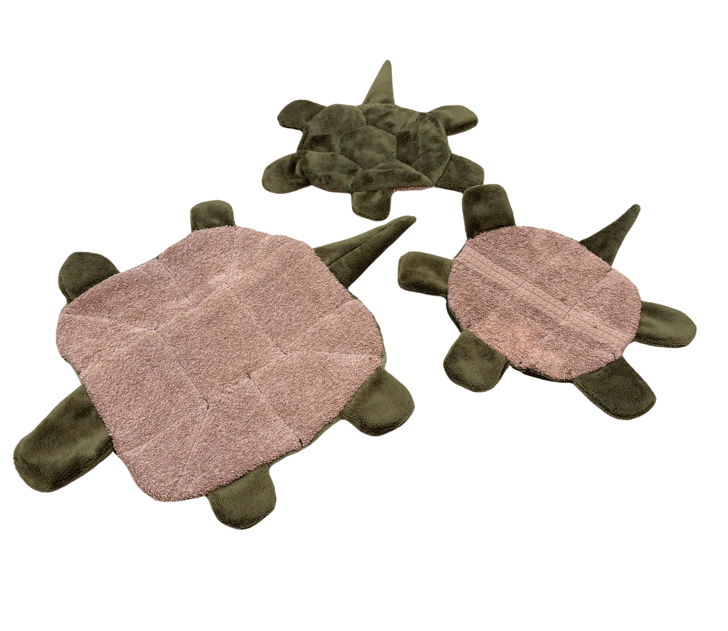 Floor Turtle - Handmade Scrap Upcycled Floor Towel Spill Cleanup Rag (aka Floortoise) - Image 4