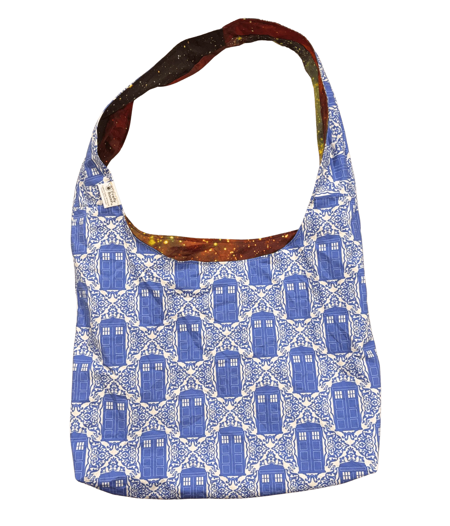 Hobo Bag - Cotton Reversible Double Layered - Image 10