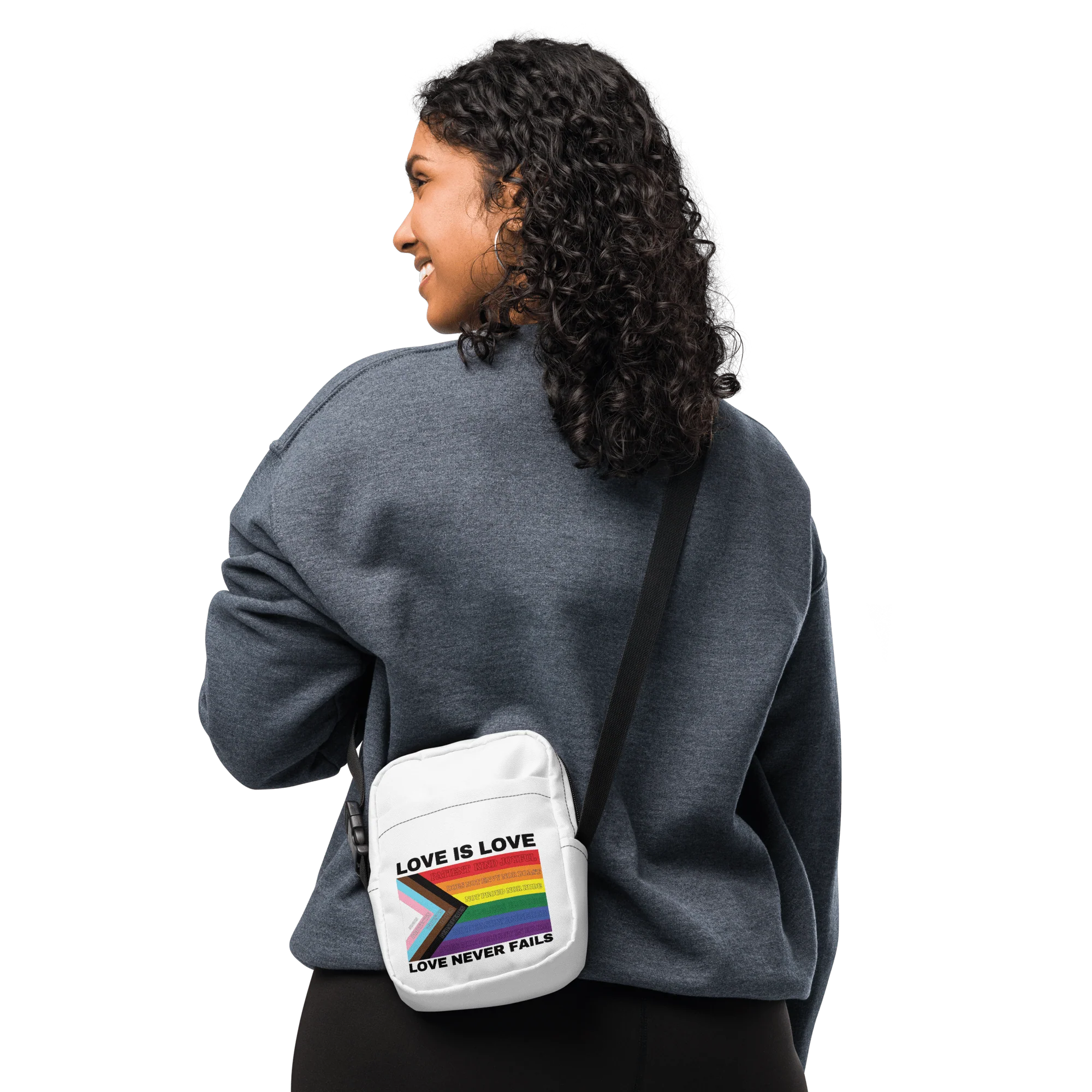 Love Never Fails Crossbody Bag