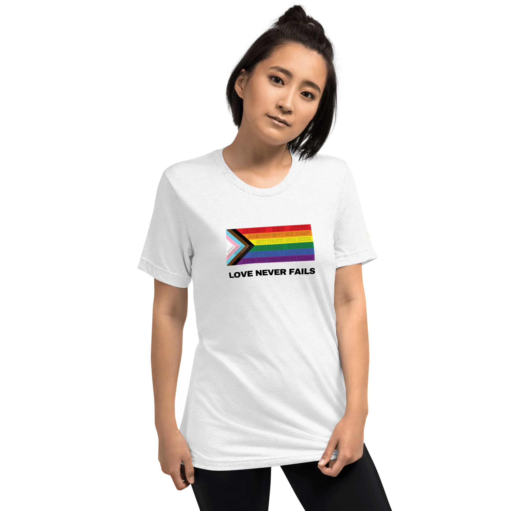 Love Never Fails T-shirt - Image 16
