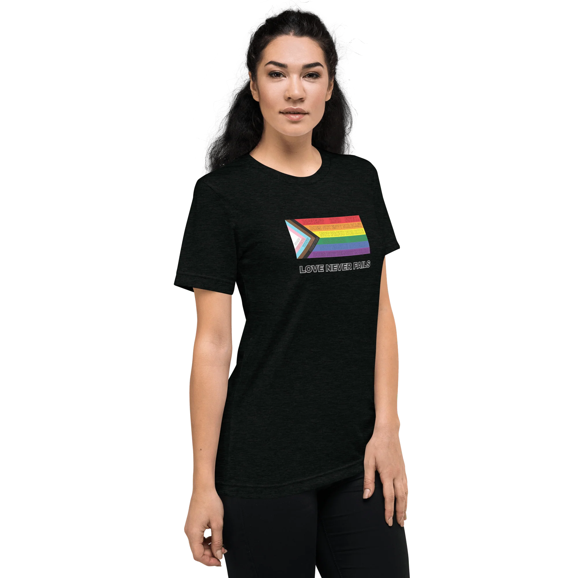 Love Never Fails T-shirt - Image 4